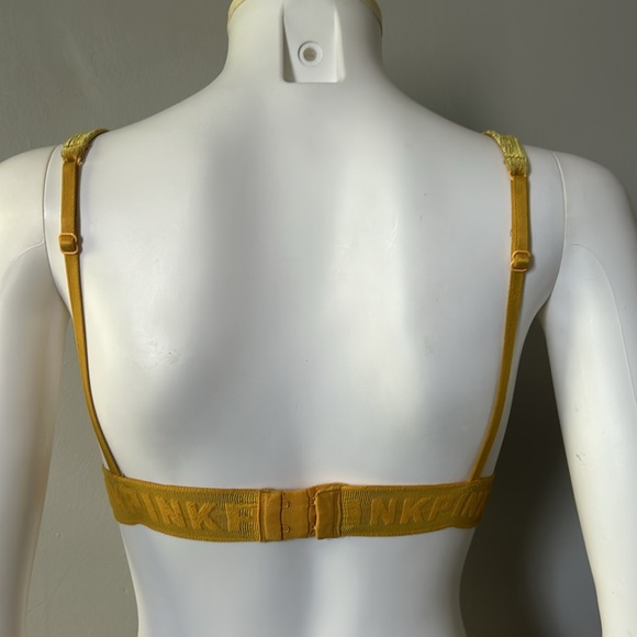 Yellow Velvet Victoria’s Secret Bralette XS - Picture 3 of 6